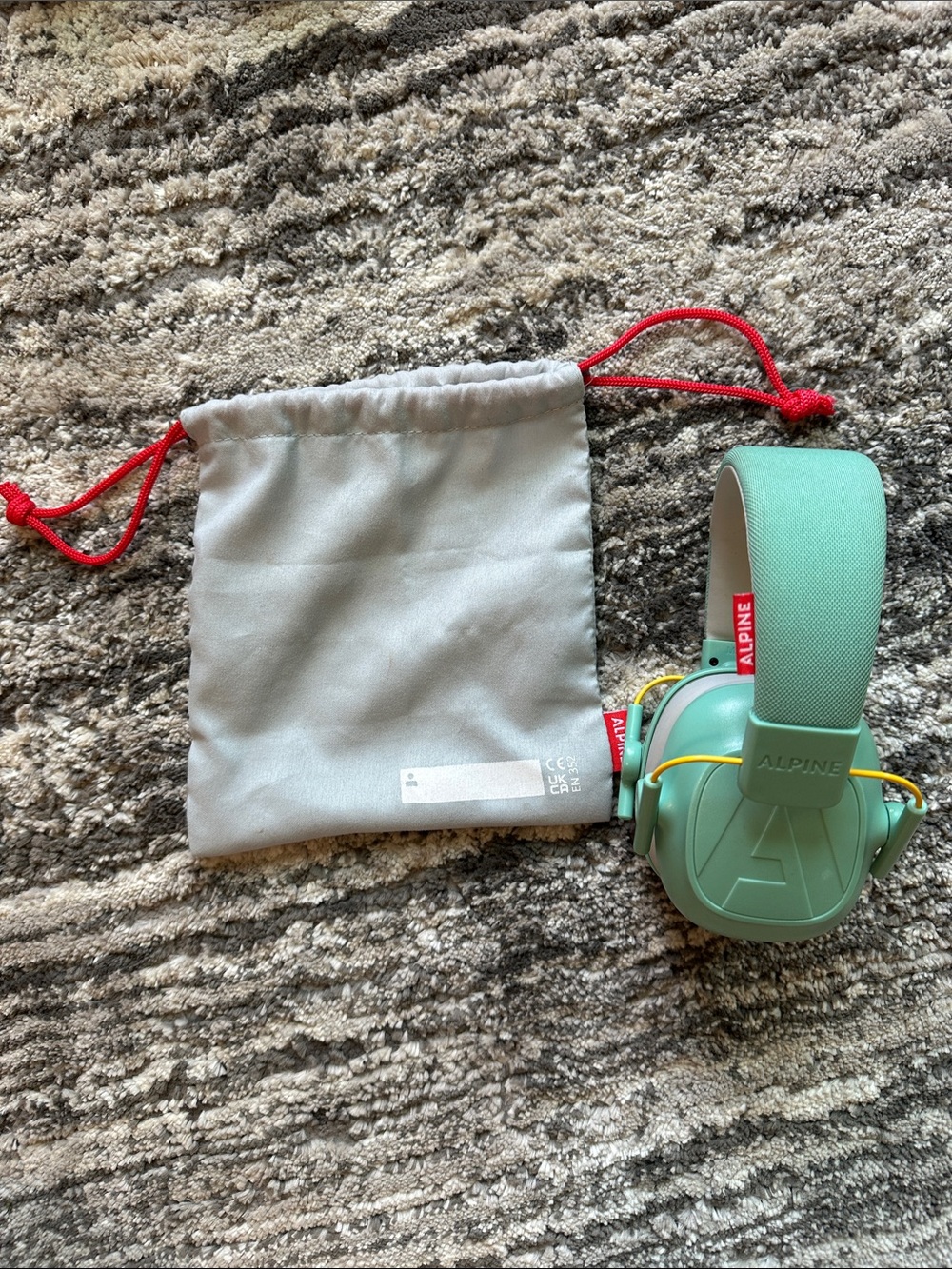 Alpine Muffy Mint Green Over-Ear Kids Headphones 3-16 years